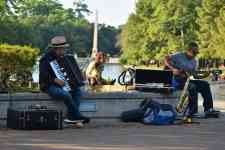 McAllen: park, street musicians, street performers